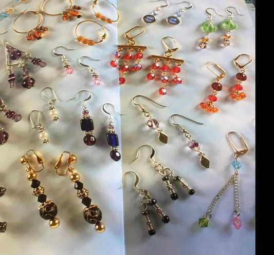 Create your own colourful earrings with Martha Bevin Saturday 22 June 2pm-5pm