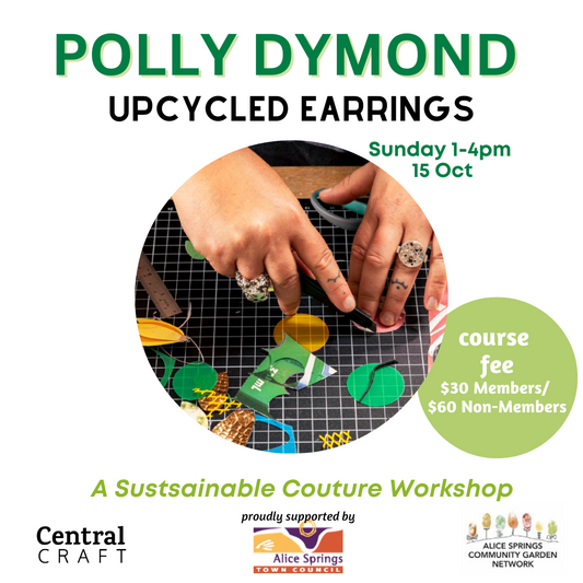UpCycled Earrings with Polly Dymond - Sun 15 October 1-4pm